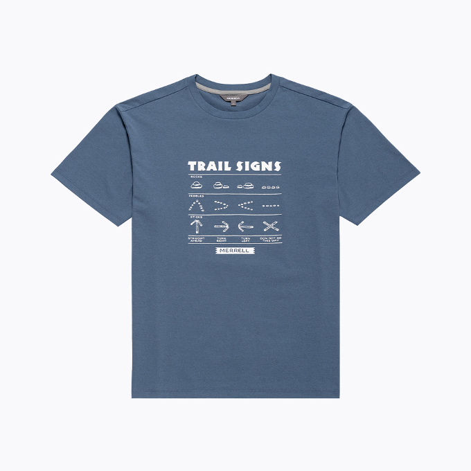트레일 사인즈 그래픽 반팔 티셔츠